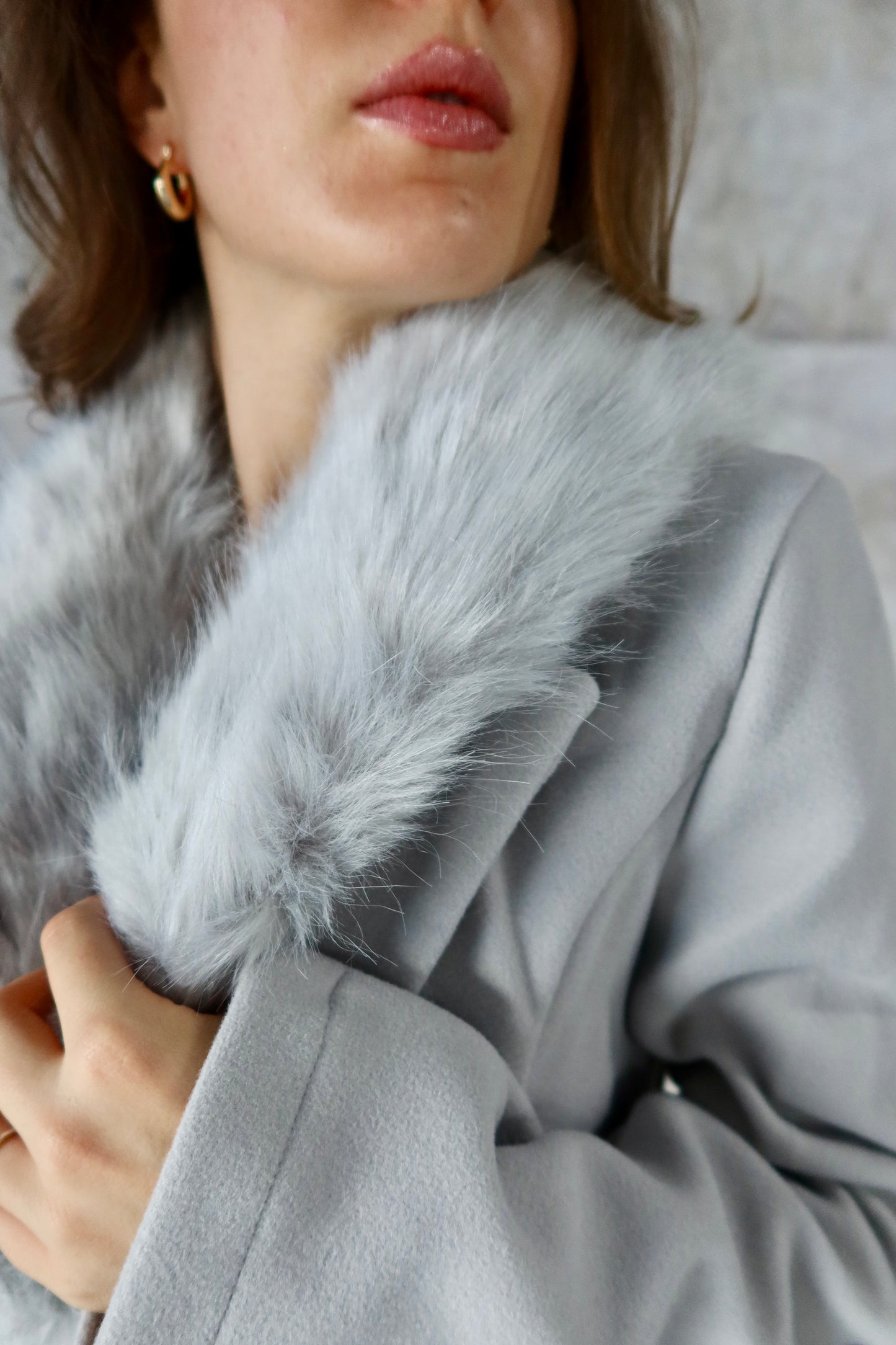 Moonlit Grey Coat
