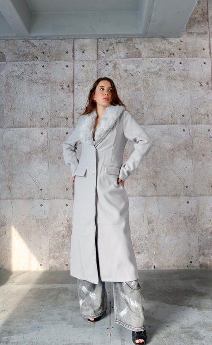 Moonlit Grey Coat