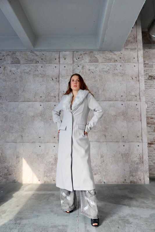 Moonlit Grey Coat