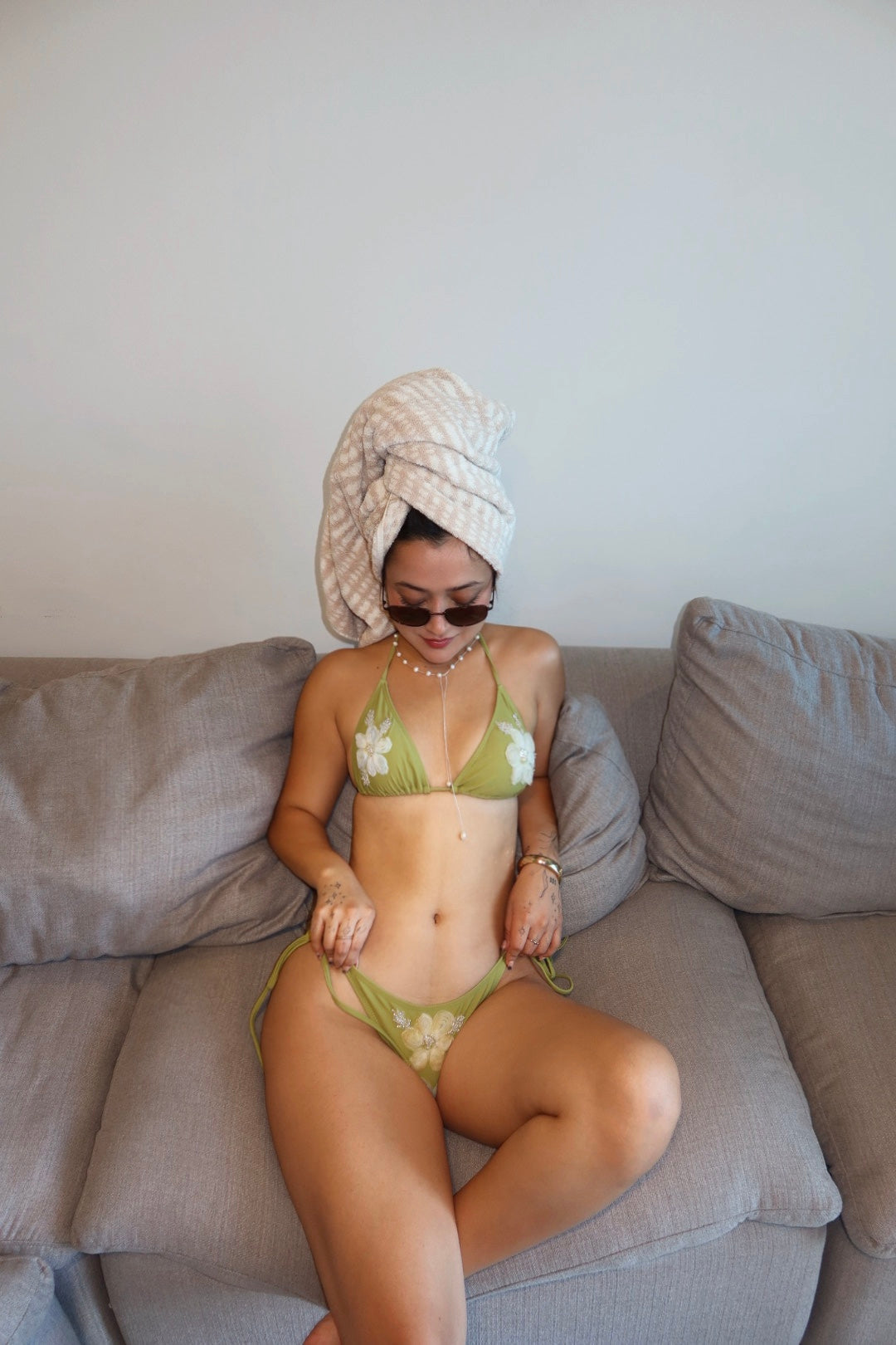 Olive Green Bikini
