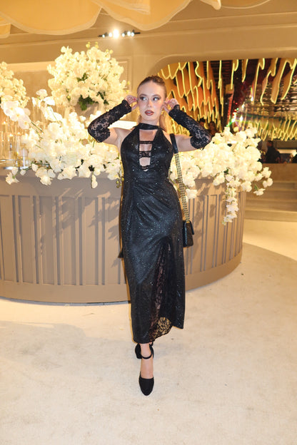 RENATA BLACK LACE DRESS